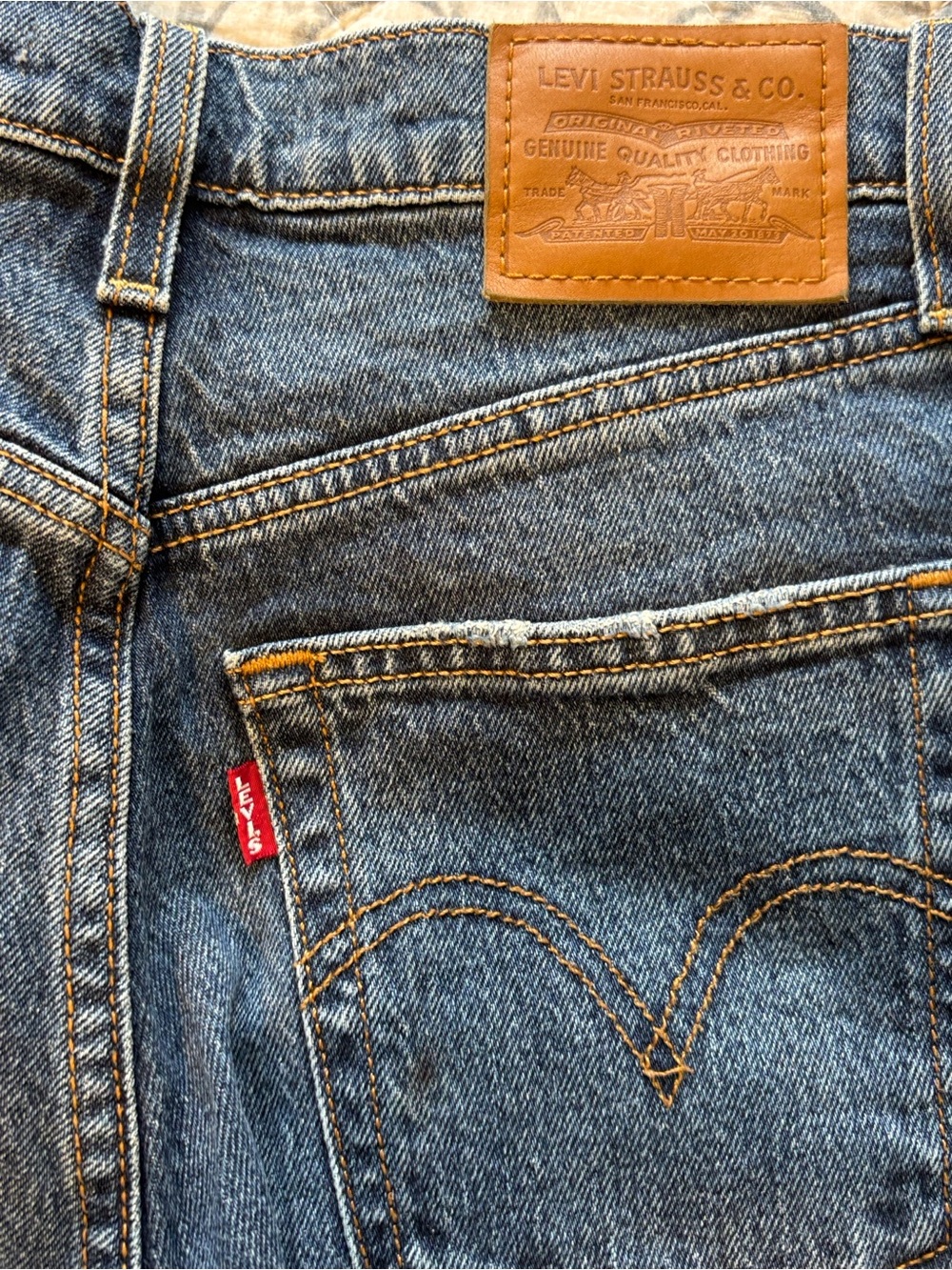 Levi’s Ribcage Straight Ankle Jeans Women’s Size 25 - Picture 6 of 14
